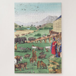 Puzzle Arche de Noé avec des animaux