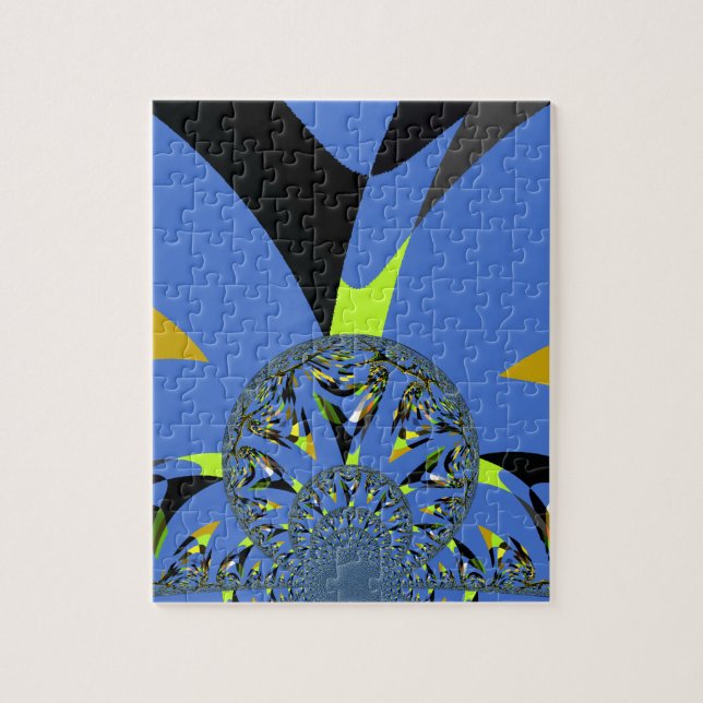 Puzzle Arches cool avec sphères fractales Art Design (Vertical)