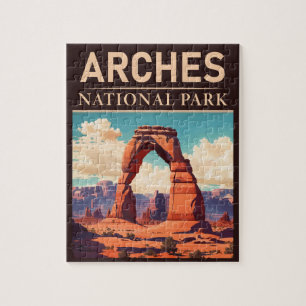 Puzzle Arches Parc National Moab Utah Delicate Arch