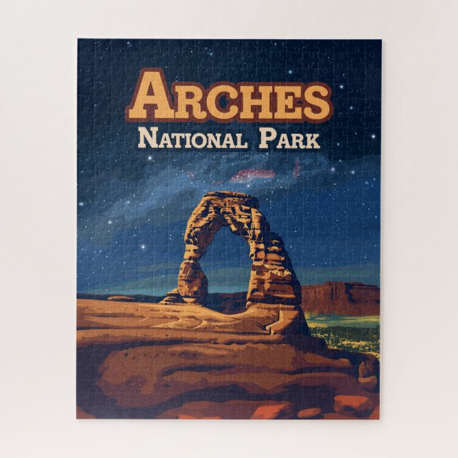 Puzzle Arches Parc National Utah Delicate Arch Moab (Vertical)