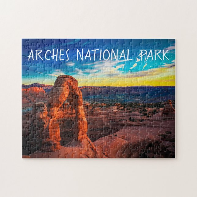 Puzzle Arches Parc National Utah Souvenir Voyage (Horizontal)