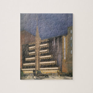 Puzzle Architecture Art Déco vintage, bâtiment à NYC