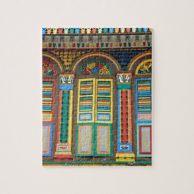 Puzzle Architecture coloniale de Little India Singapour (Vertical)