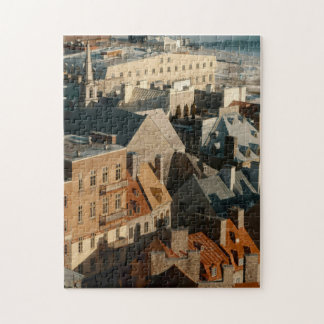 Puzzle Architecture de petite ville Art Bold et belle Jig