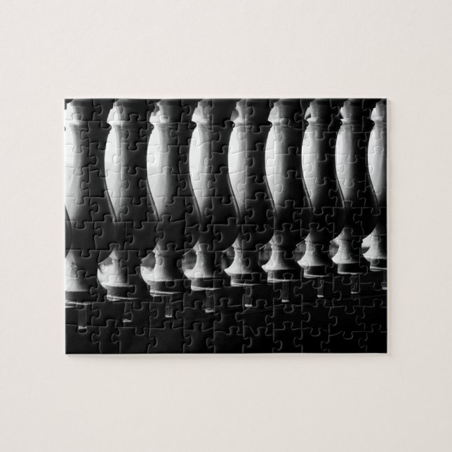 Puzzle Architecture en noir et blanc (Horizontal)