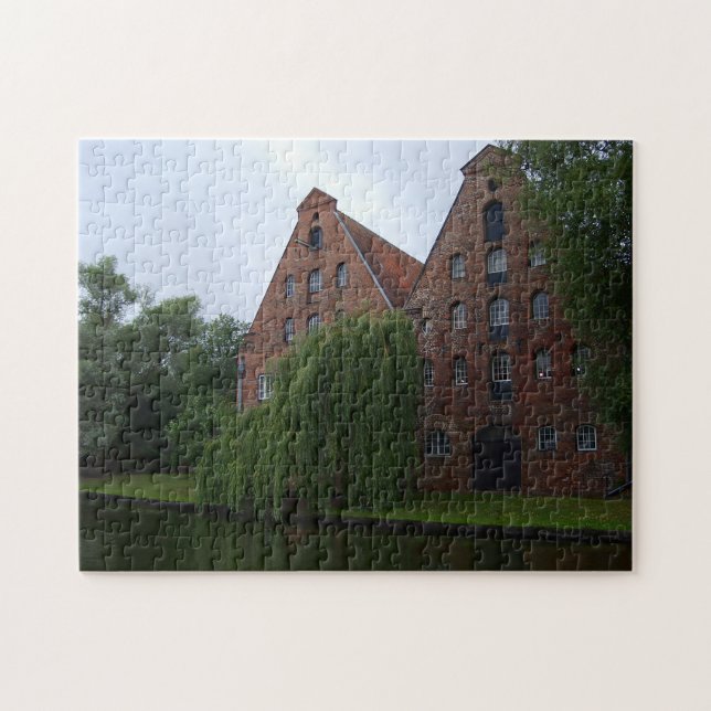 Puzzle Architecture gothique en brique, Lubeck, Allemagne (Horizontal)