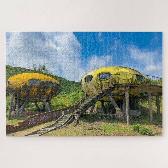 Puzzle Architecture Photo Futuro House Taïwan 1000 pièces (Horizontal)