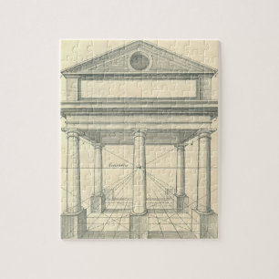 Puzzle Architecture vintage, Portico romain avec Colonnes