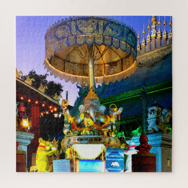 Puzzle Argent Ganesha (Vertical)