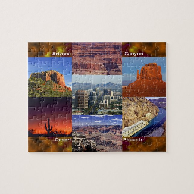 Puzzle Arizona Desert Collage (Horizontal)