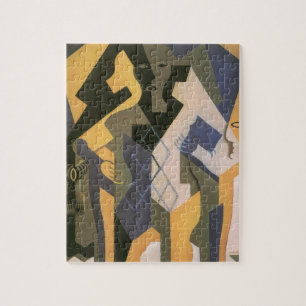 Puzzle Arlequin à une table de Juan Gris, Cubisme Vintage