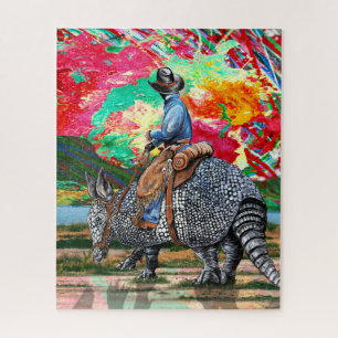 Puzzle Armadillo Cowboy