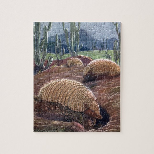 Puzzle Armadillos de Louis Sargent, Animaux sauvages Vint (Vertical)
