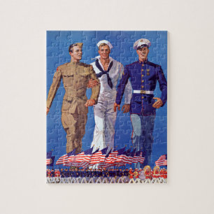 Puzzle Armée, marine et marines