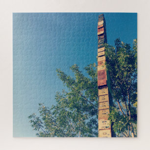 Puzzle armoires de rangement empilées dans le vermont bur