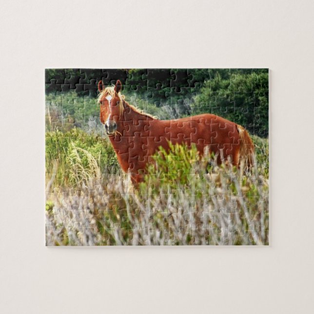 Puzzle Arrêt de Cheval Sauvage (Horizontal)