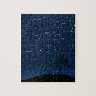 Puzzle arrière - plan d'astronomie