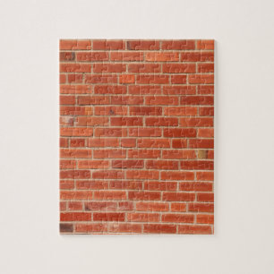 Puzzle Arrière - plan de texture de mur en briques rouges