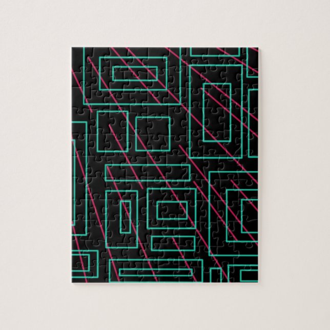 Puzzle arrière - plan noir (Vertical)