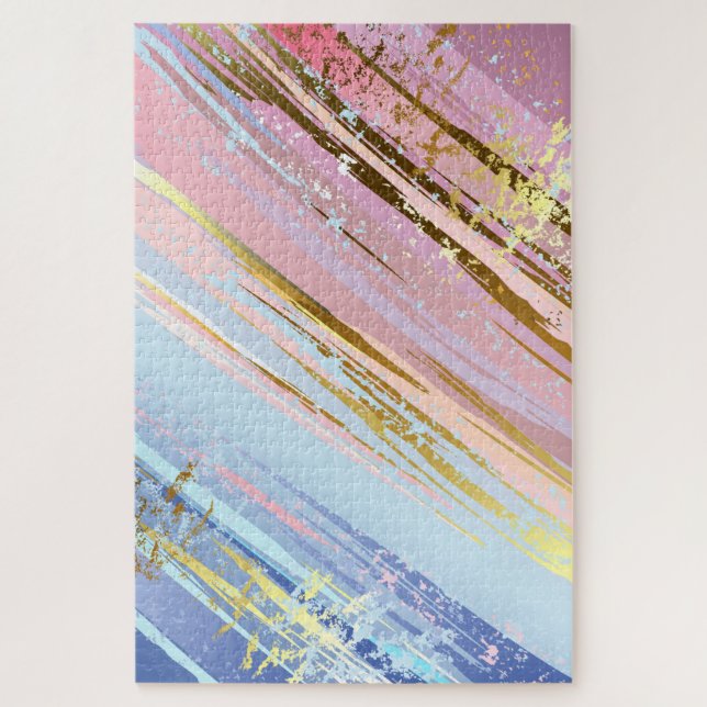 Puzzle Arrière - plan rose texturé (Vertical)