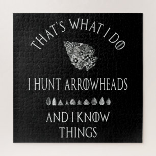 Puzzle Arrowhead Hunter Artifact Hunting Collecting Gift