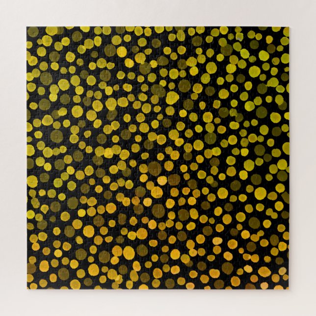 Puzzle Art Abstrait : Aquarelle Points Créatifs. (Vertical)