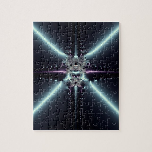Puzzle Art abstrait Blue Star (Vertical)