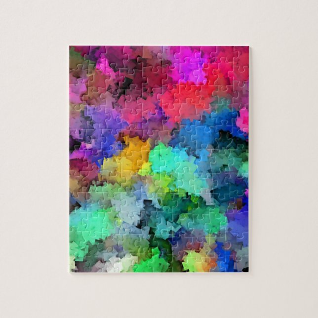 Puzzle Art abstrait coloré (Vertical)