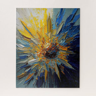 Puzzle Art Abstrait de tournesol brillant