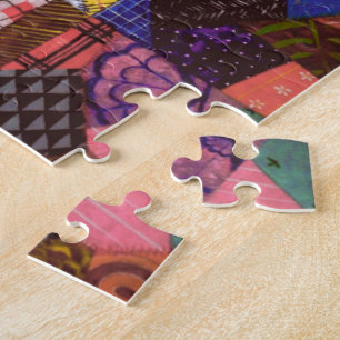 Puzzle Art abstrait d'édredon de patchwork d'édredon fo