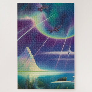 Puzzle Art Abstrait hors du monde
