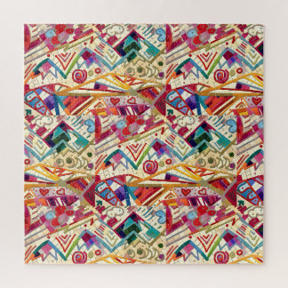 Puzzle Art abstrait lumineux