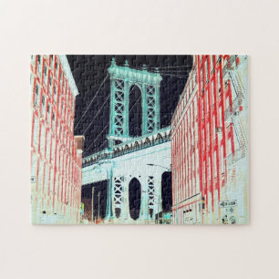Puzzle Art abstrait / Pont George Washington New York