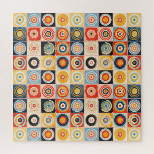 Puzzle Art Abstrait rétro dans le style de Hilma af Klint