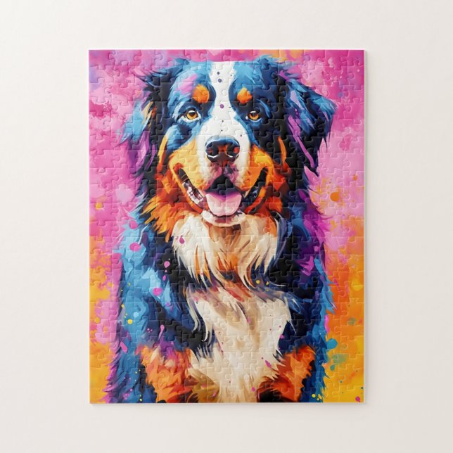 Puzzle Art berger australien coloré (Vertical)