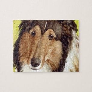 Puzzle Art Collie