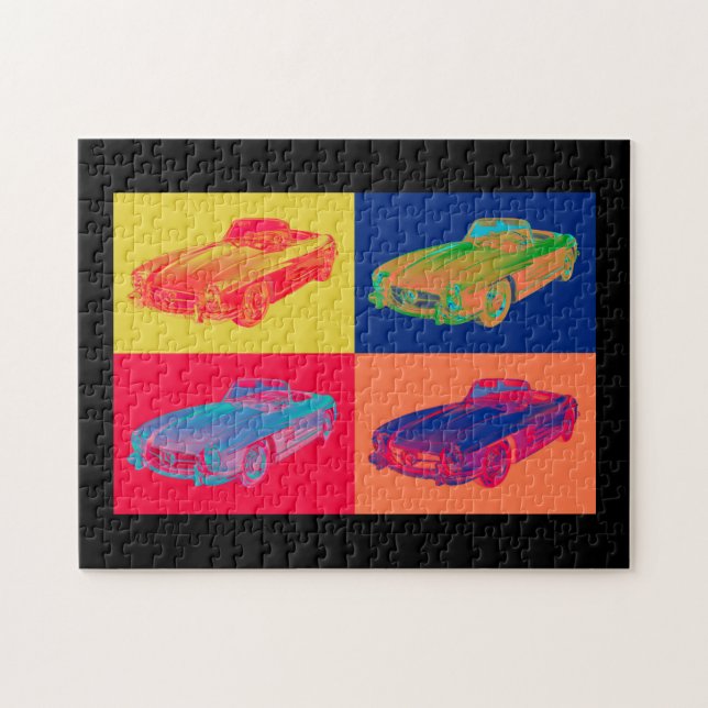 Puzzle Art de bruit convertible du benz 300 SL de (Horizontal)