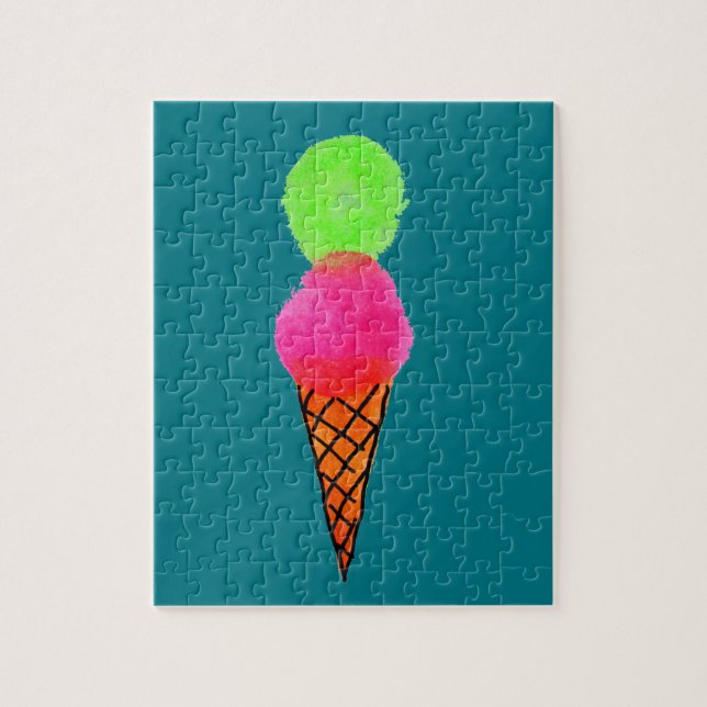 Puzzle Art de bruit de crème glacée (Vertical)