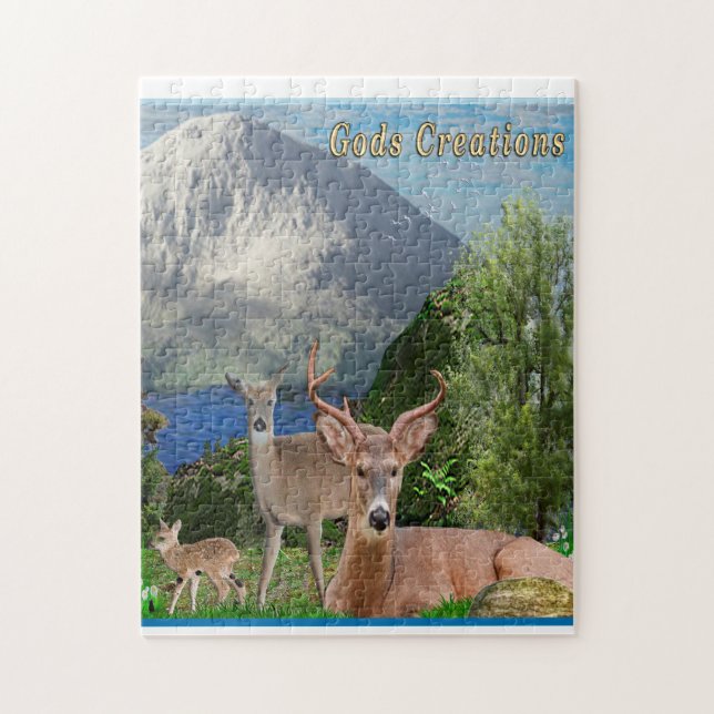 Puzzle Art de cerf (Vertical)