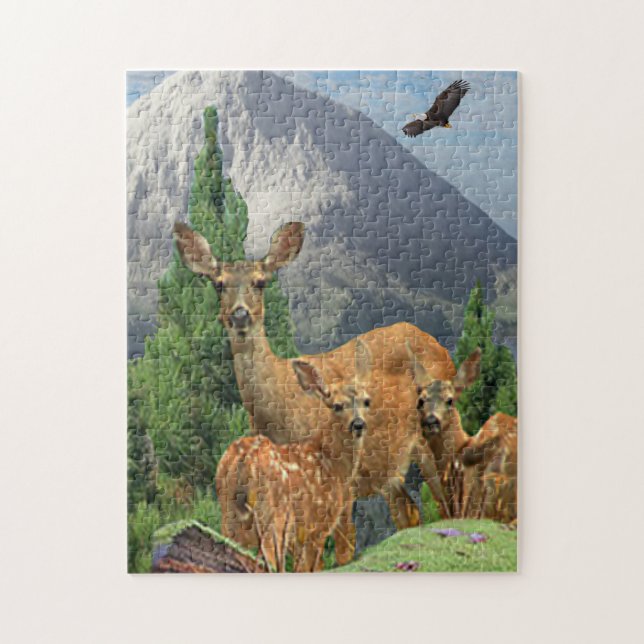 Puzzle Art de cerf (Vertical)