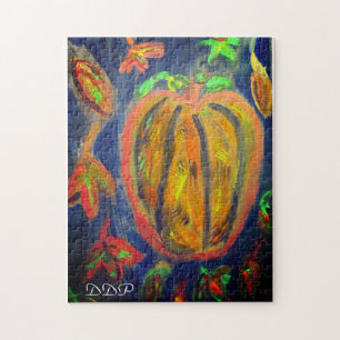 Puzzle Art de chute de citrouille