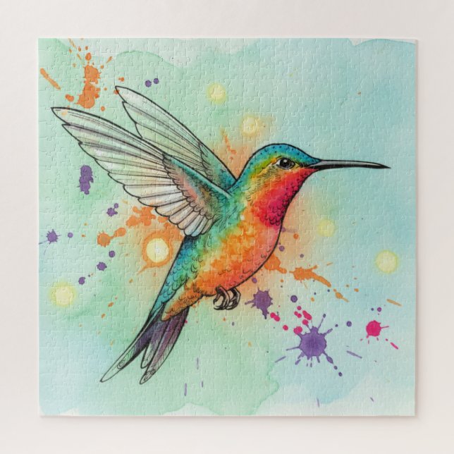 Puzzle Art de colibri (Vertical)