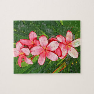 Puzzle Art de Frangipanier Tropical Rose