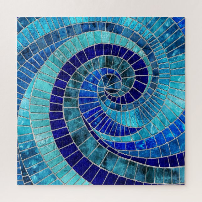 Puzzle Art de la mosaïque de la vague océanique (Vertical)