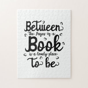 Puzzle Art De Lecture Entre Le Papier D'Un Livre