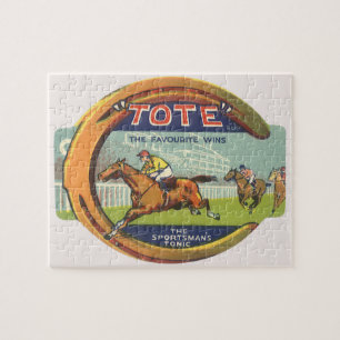 Puzzle Art de l'étiquette de produit vintage, Tote Sports