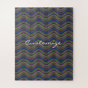 Puzzle Art de ligne Abstrait Wavy Cool Thunder_Cove