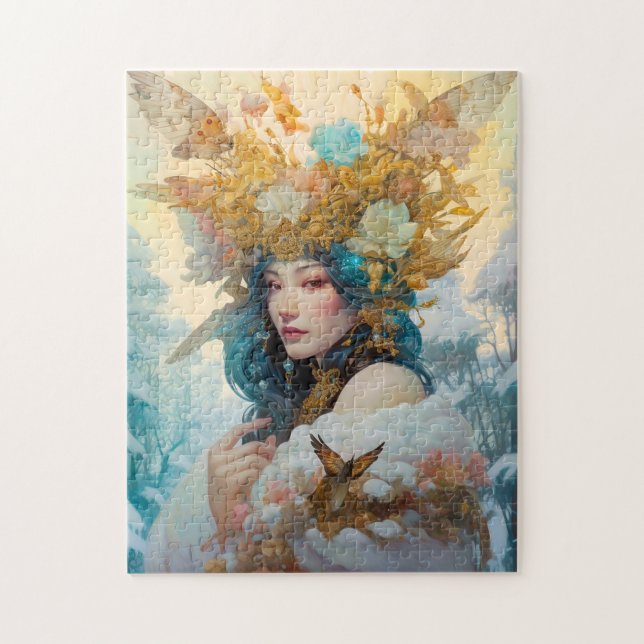 Puzzle Art de l'Imaginaire de la Reine des neiges (Vertical)