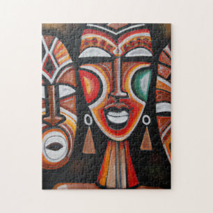 Puzzle Art de masque africain original