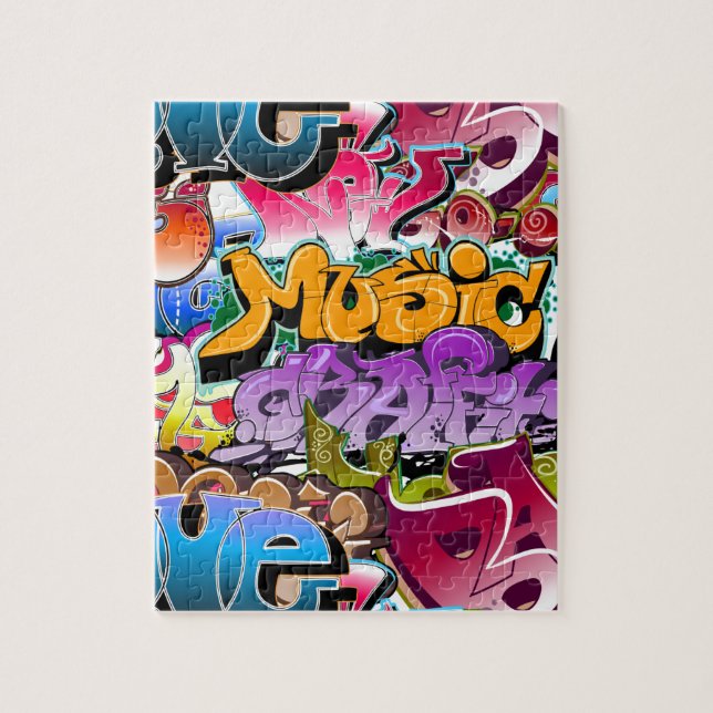 Puzzle Art de rue de graffiti (Vertical)